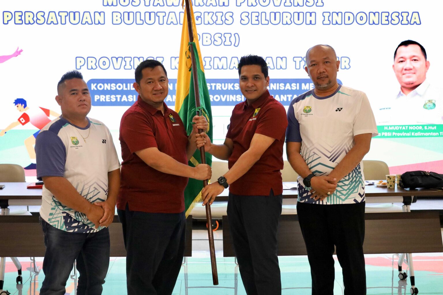 Mudyat Noor Kembali Pimpin PBSI Kaltim Periode 2025–2029