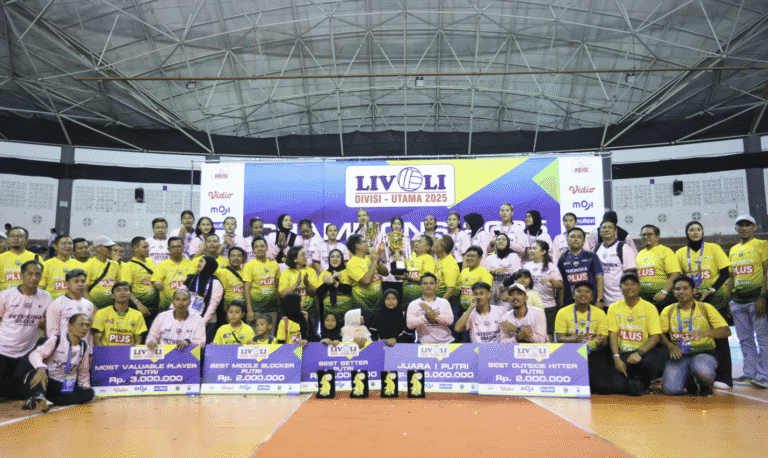 Petrokimia Gresik Pupuk Indonesia Raih Hattrick Gelar Juara Livoli Divisi Utama 2025