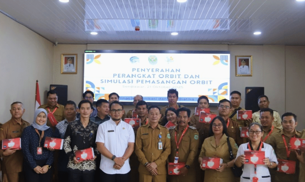 Kutai Barat Terima Perangkat ORBIT untuk Perluas Akses Internet