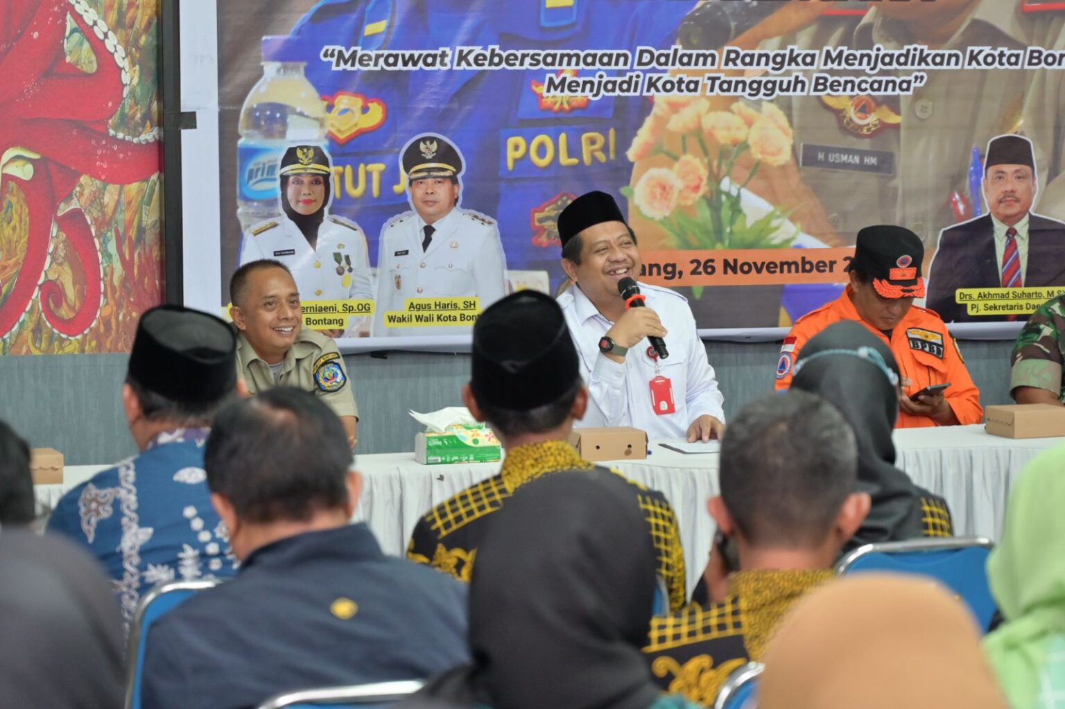 BPBD Bontang Gelar Sosialisasi KIE Rawan Bencana, Perkuat Mitigasi Tingkat Kelurahan