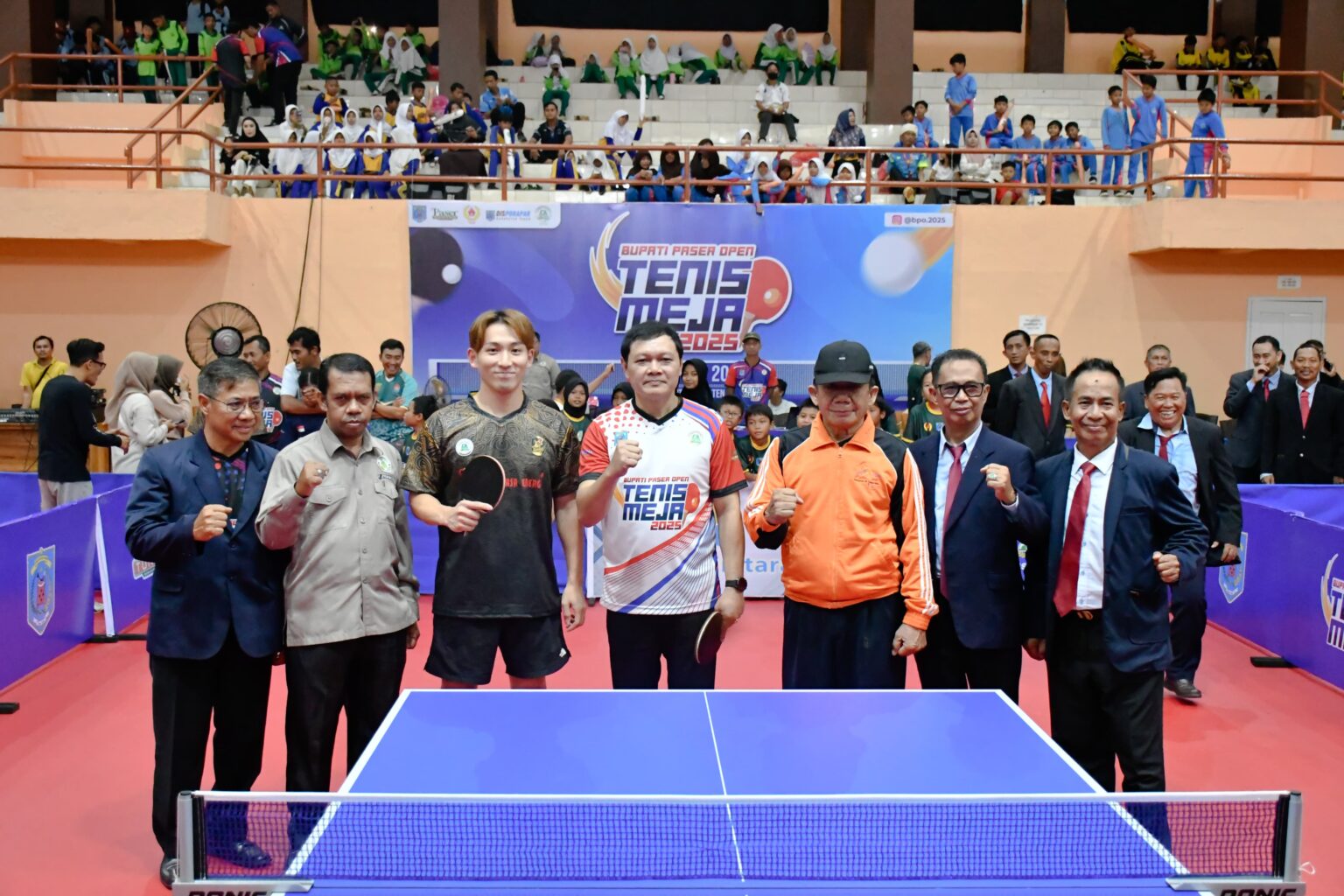 Turnamen Tenis Meja Bupati Paser Open 2025 Resmi Dimulai