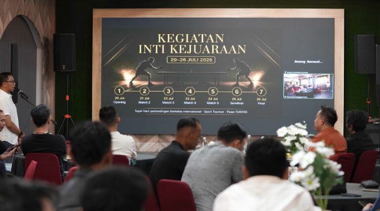 Paser Matangkan Persiapan Turnamen Tenis Meja Internasional 2026