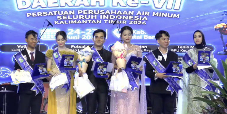 Paranael dan Zenia Terpilih sebagai Duta Perumdam Tirta Sendawar 2026