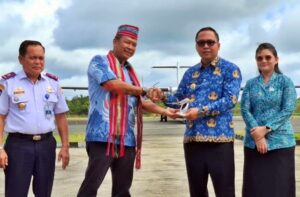 Wings Air Terbang Perdana ke Melak, Akses Kutai Barat Makin Terbuka
