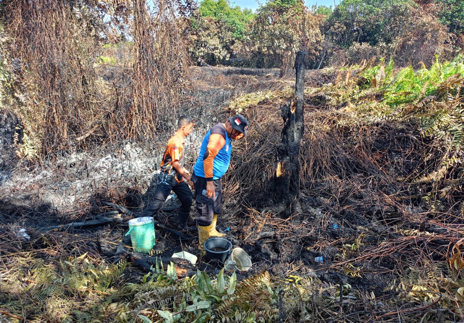 Minim Sumber Air Jadi Kendala Pemadaman Karhutla di PPU